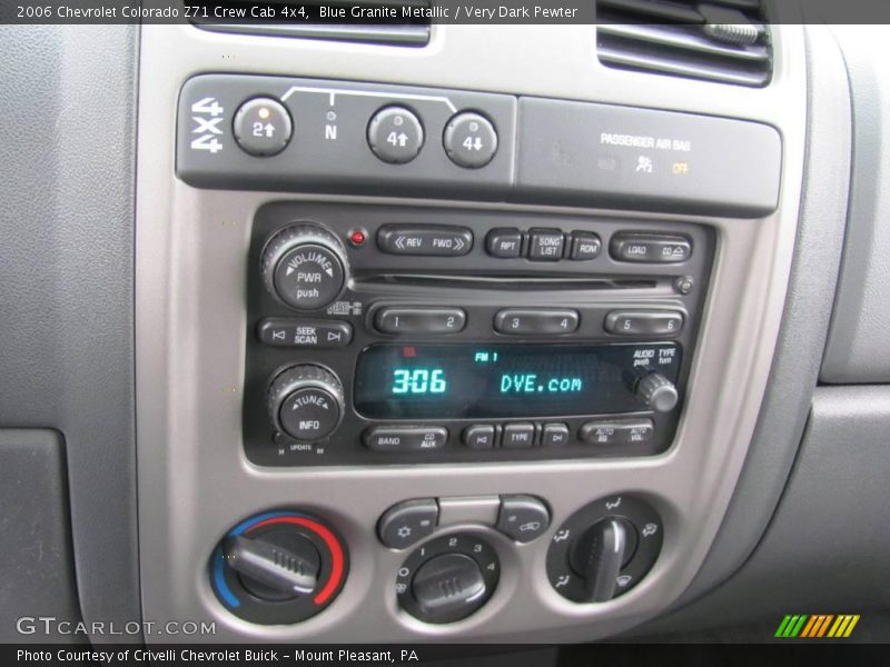 Blue Granite Metallic / Very Dark Pewter 2006 Chevrolet Colorado Z71 Crew Cab 4x4