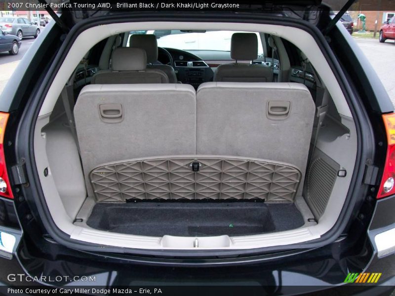 Brilliant Black / Dark Khaki/Light Graystone 2007 Chrysler Pacifica Touring AWD