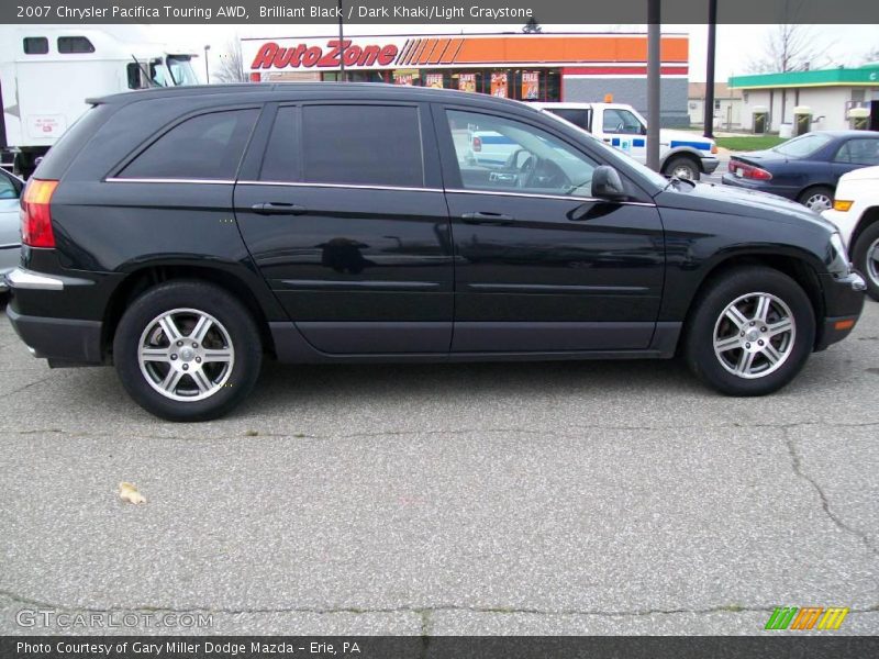 Brilliant Black / Dark Khaki/Light Graystone 2007 Chrysler Pacifica Touring AWD