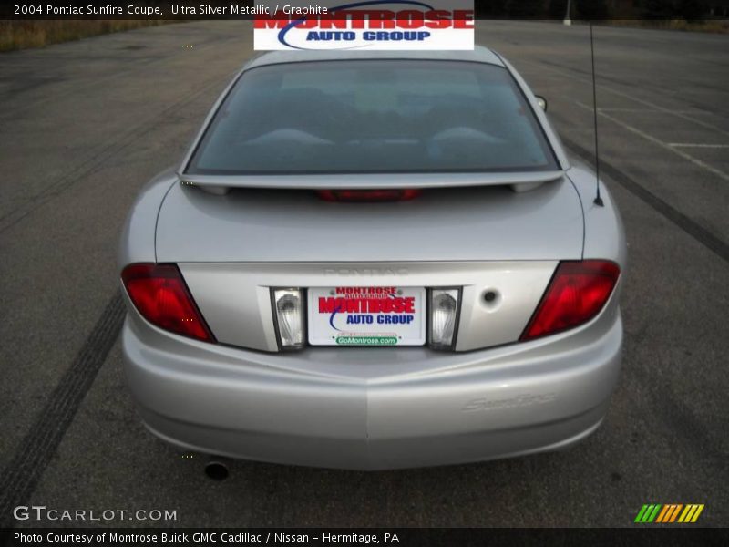 Ultra Silver Metallic / Graphite 2004 Pontiac Sunfire Coupe