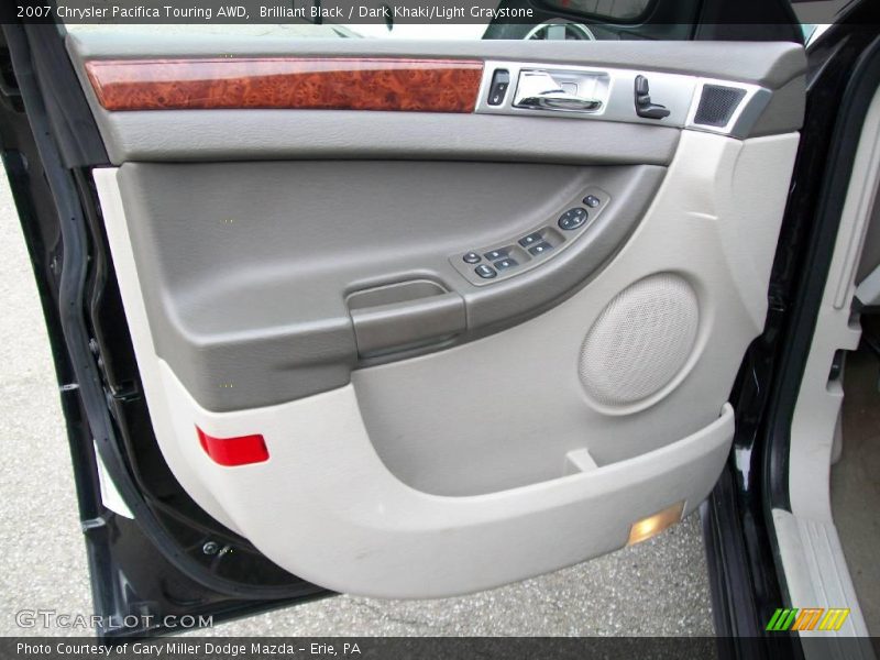Brilliant Black / Dark Khaki/Light Graystone 2007 Chrysler Pacifica Touring AWD