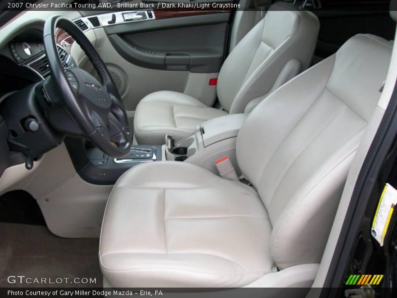Brilliant Black / Dark Khaki/Light Graystone 2007 Chrysler Pacifica Touring AWD
