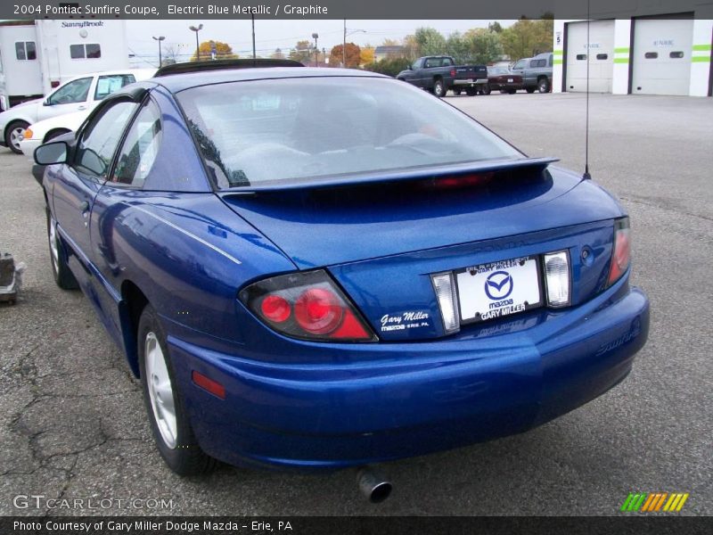Electric Blue Metallic / Graphite 2004 Pontiac Sunfire Coupe