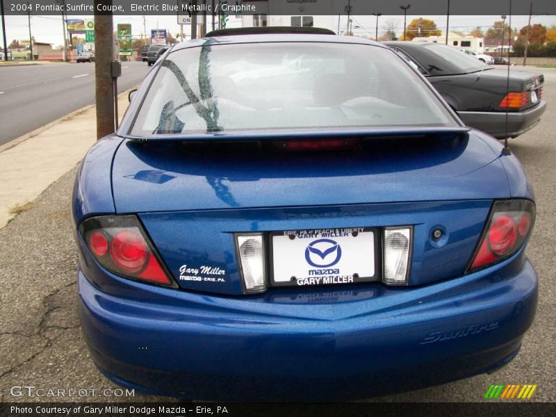 Electric Blue Metallic / Graphite 2004 Pontiac Sunfire Coupe