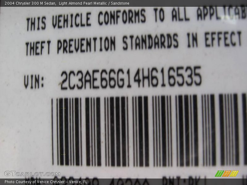Light Almond Pearl Metallic / Sandstone 2004 Chrysler 300 M Sedan