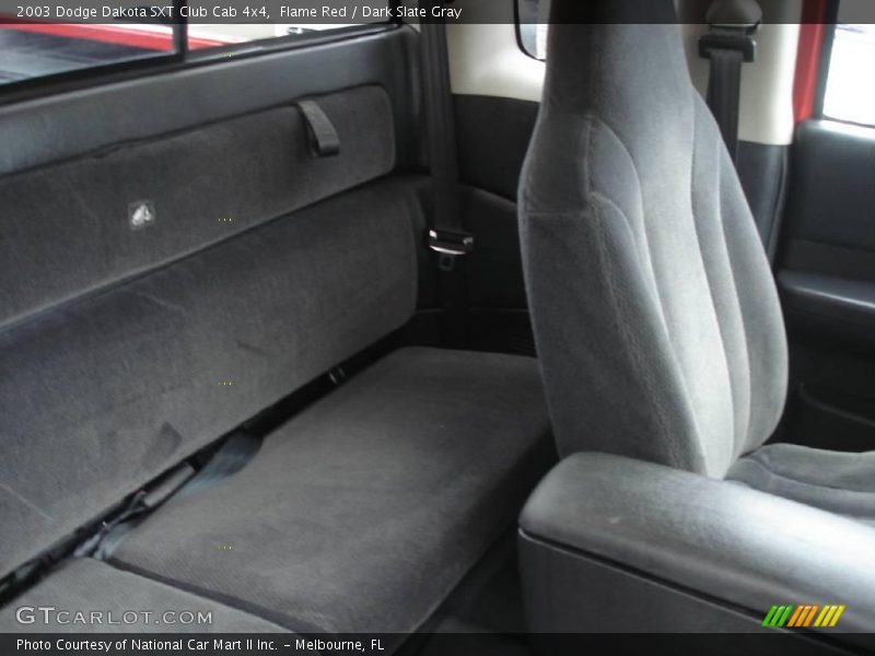 Flame Red / Dark Slate Gray 2003 Dodge Dakota SXT Club Cab 4x4
