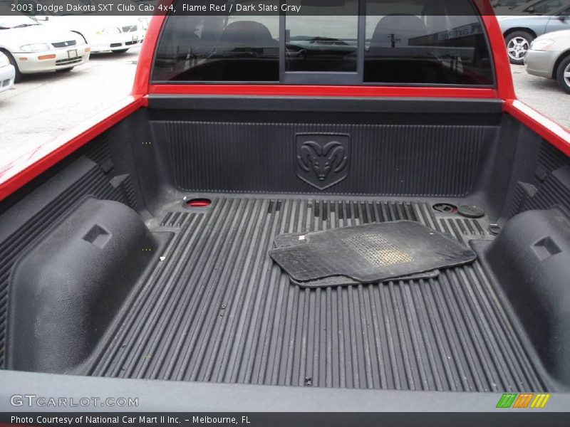 Flame Red / Dark Slate Gray 2003 Dodge Dakota SXT Club Cab 4x4