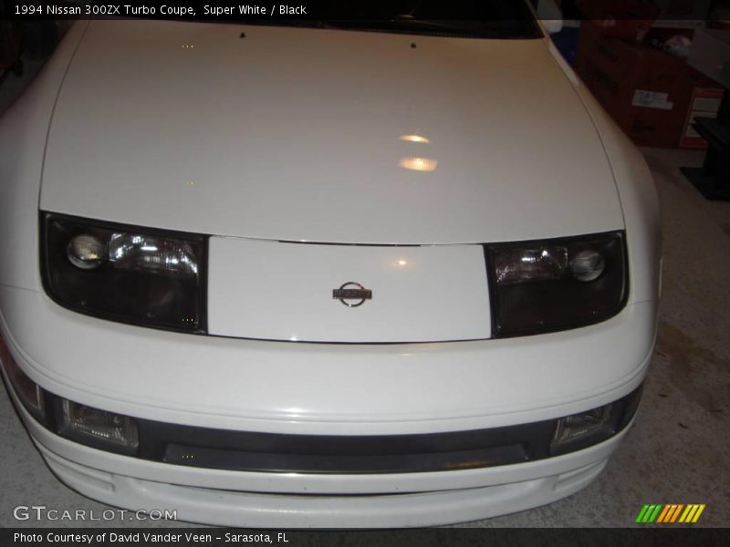 Super White / Black 1994 Nissan 300ZX Turbo Coupe