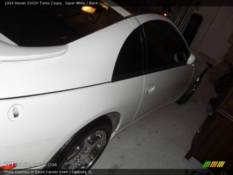 Super White / Black 1994 Nissan 300ZX Turbo Coupe