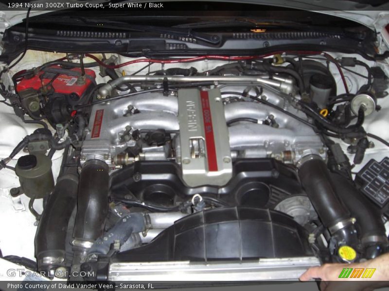 Super White / Black 1994 Nissan 300ZX Turbo Coupe