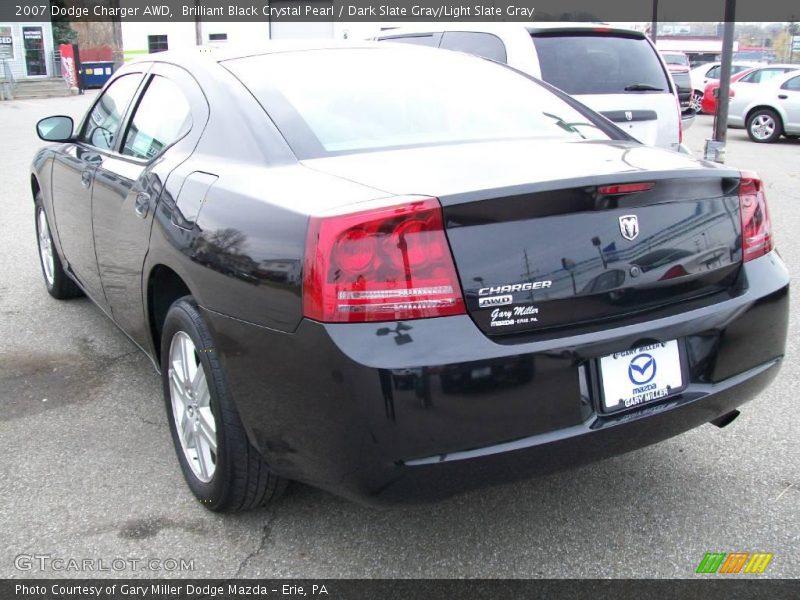 Brilliant Black Crystal Pearl / Dark Slate Gray/Light Slate Gray 2007 Dodge Charger AWD