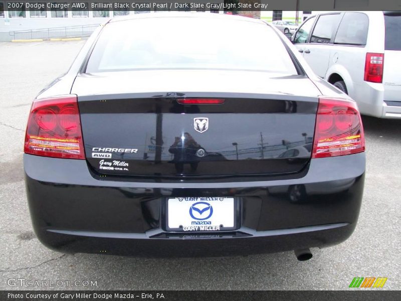 Brilliant Black Crystal Pearl / Dark Slate Gray/Light Slate Gray 2007 Dodge Charger AWD