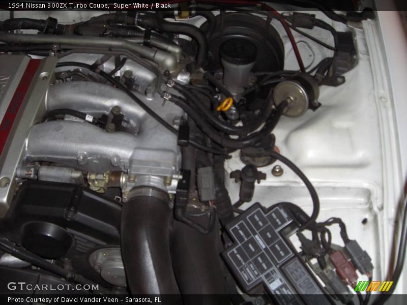 Super White / Black 1994 Nissan 300ZX Turbo Coupe