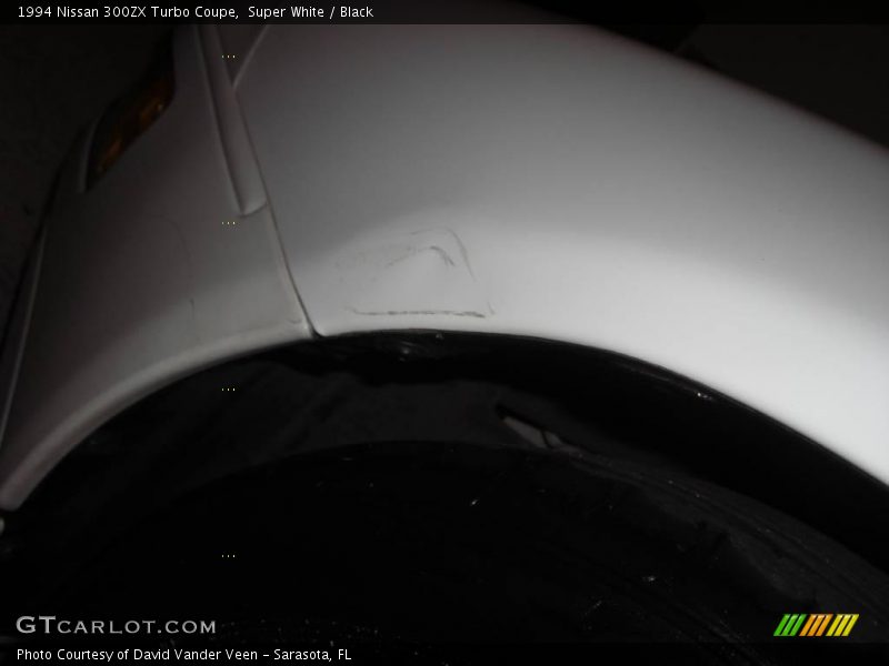 Super White / Black 1994 Nissan 300ZX Turbo Coupe