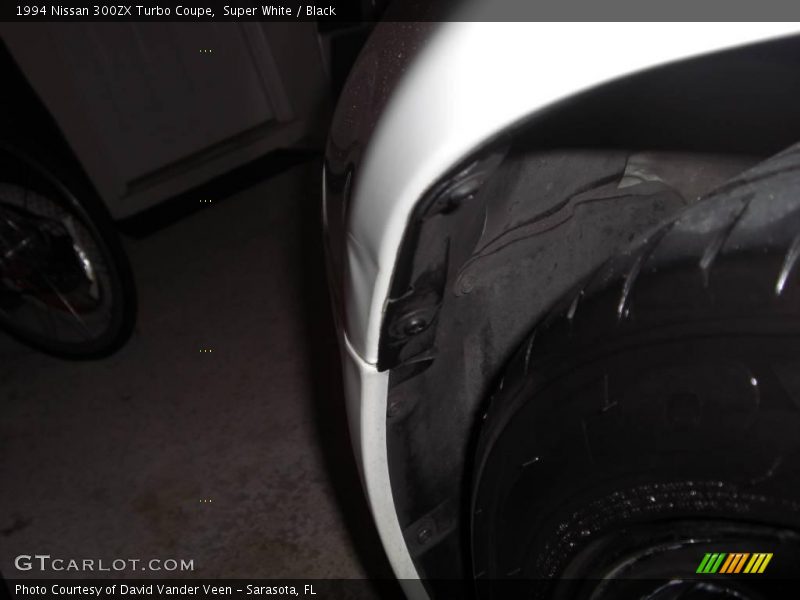 Super White / Black 1994 Nissan 300ZX Turbo Coupe