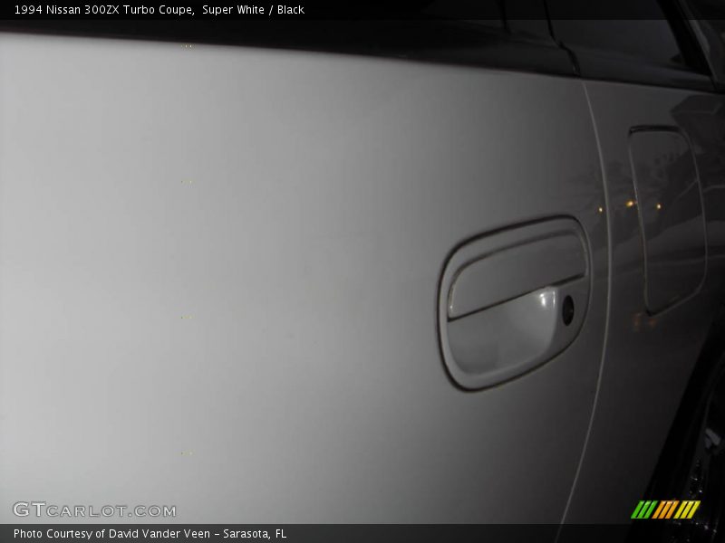 Super White / Black 1994 Nissan 300ZX Turbo Coupe