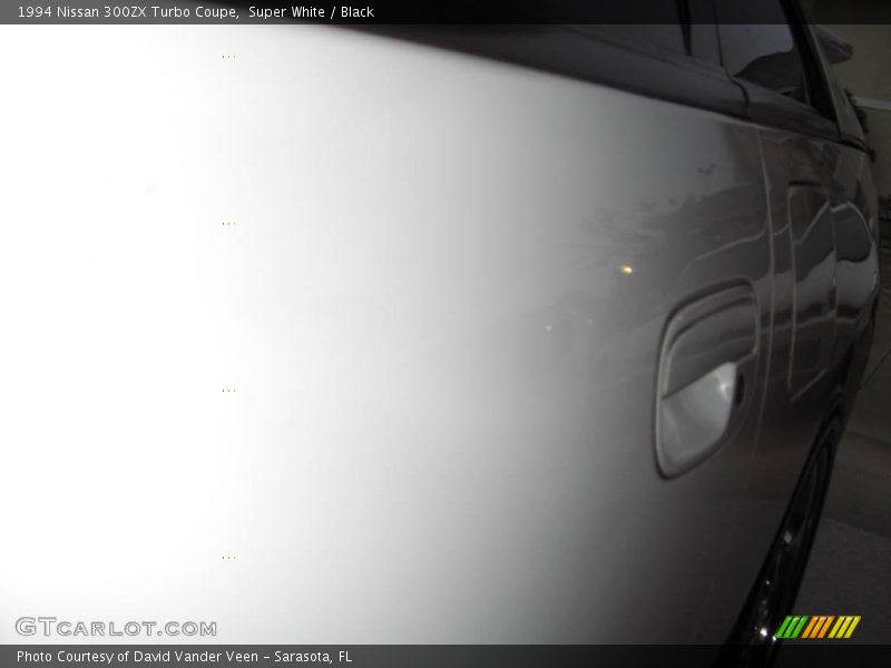 Super White / Black 1994 Nissan 300ZX Turbo Coupe