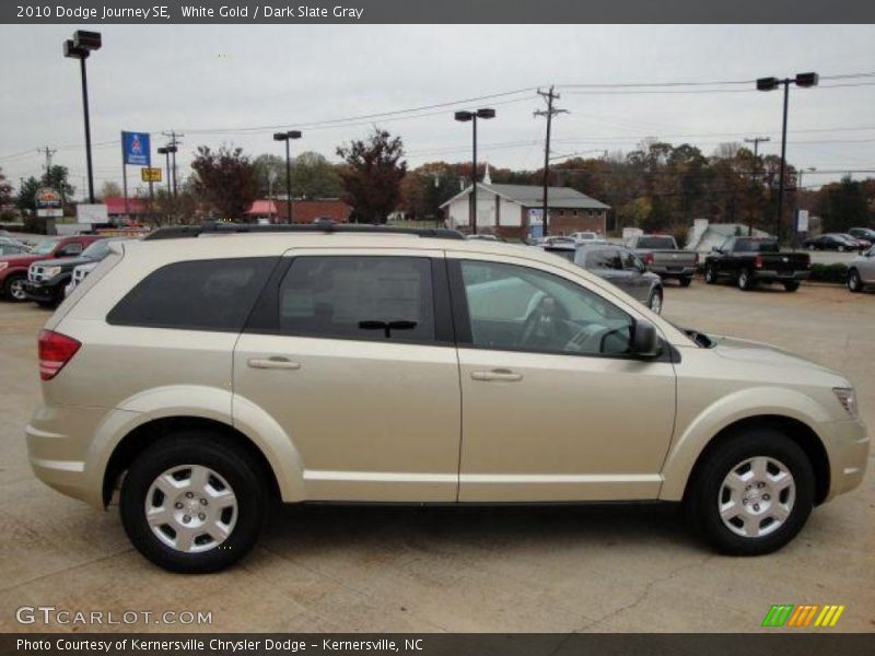 White Gold / Dark Slate Gray 2010 Dodge Journey SE