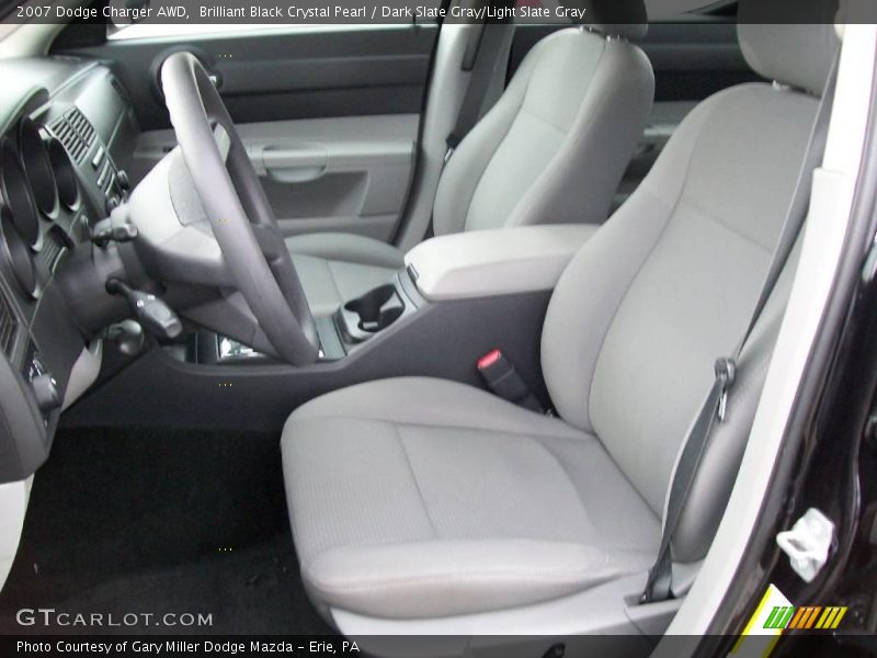 Brilliant Black Crystal Pearl / Dark Slate Gray/Light Slate Gray 2007 Dodge Charger AWD