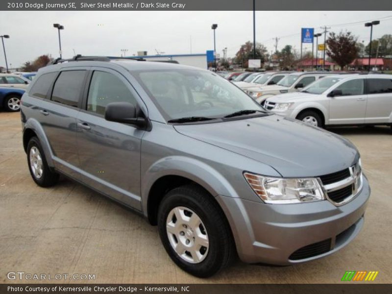 Silver Steel Metallic / Dark Slate Gray 2010 Dodge Journey SE