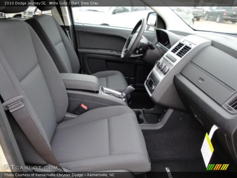 White Gold / Dark Slate Gray 2010 Dodge Journey SE