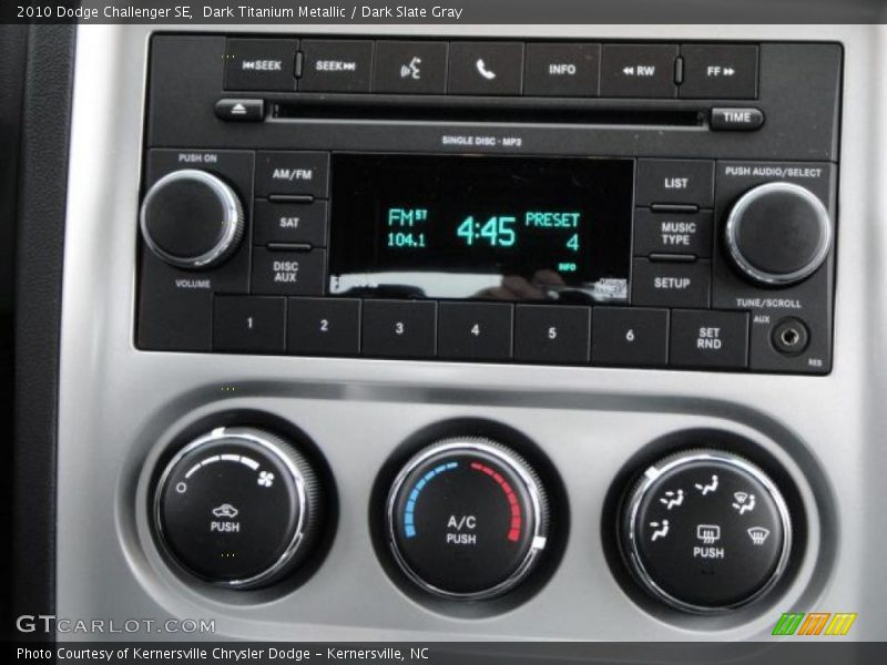Dark Titanium Metallic / Dark Slate Gray 2010 Dodge Challenger SE