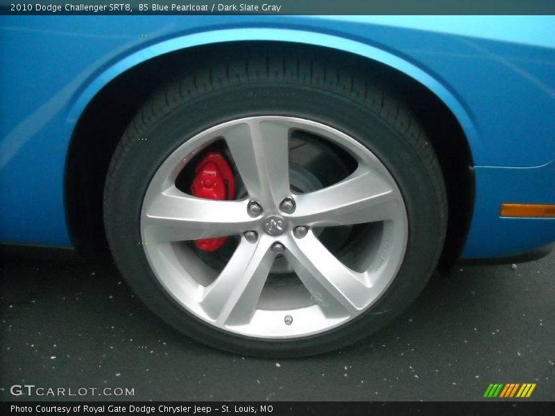 B5 Blue Pearlcoat / Dark Slate Gray 2010 Dodge Challenger SRT8