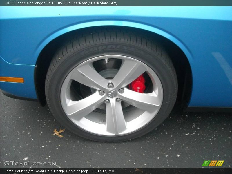 B5 Blue Pearlcoat / Dark Slate Gray 2010 Dodge Challenger SRT8