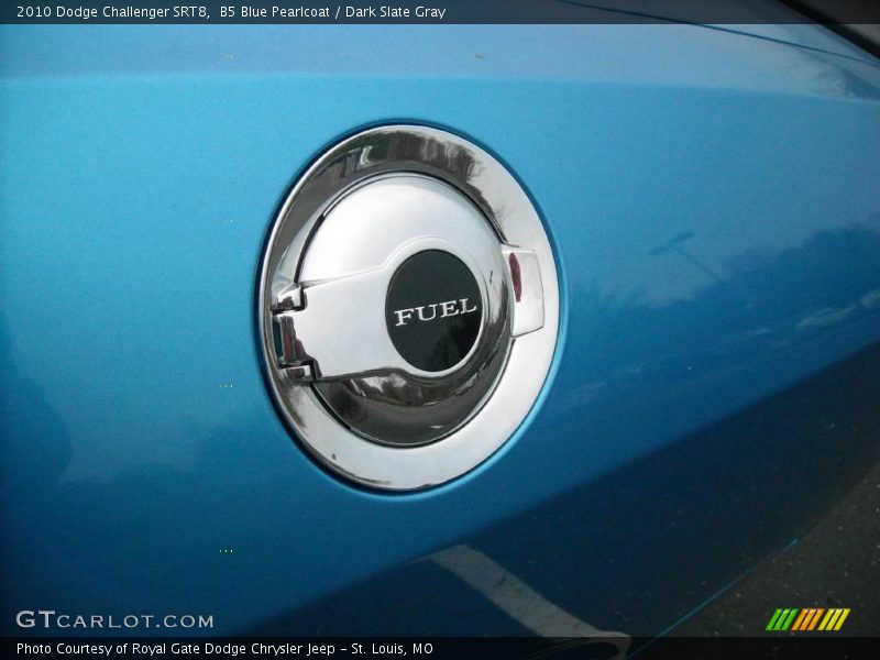 B5 Blue Pearlcoat / Dark Slate Gray 2010 Dodge Challenger SRT8