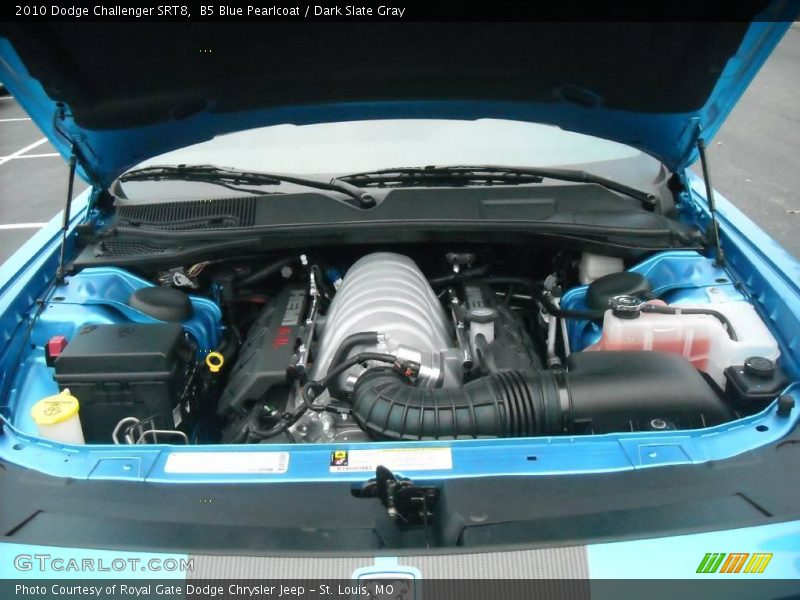 B5 Blue Pearlcoat / Dark Slate Gray 2010 Dodge Challenger SRT8
