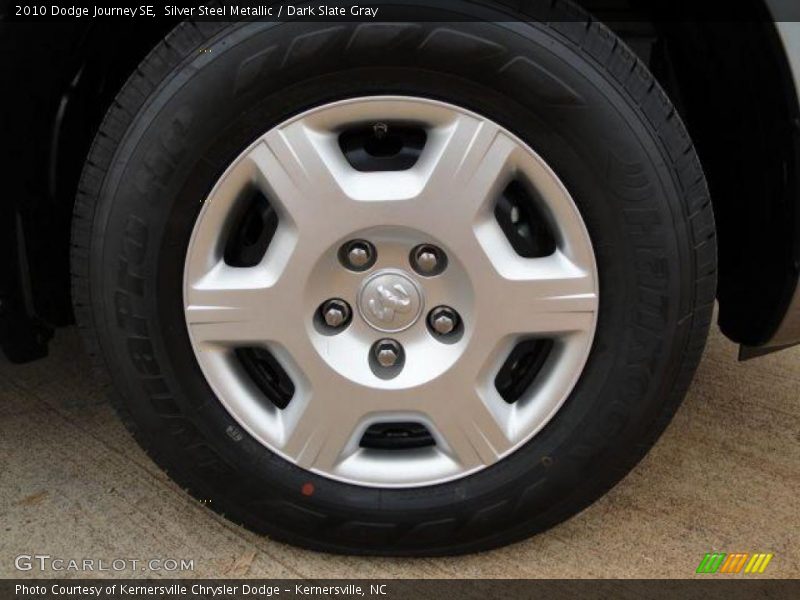 Silver Steel Metallic / Dark Slate Gray 2010 Dodge Journey SE