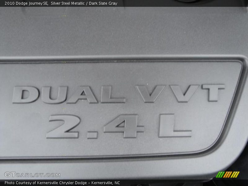 Silver Steel Metallic / Dark Slate Gray 2010 Dodge Journey SE