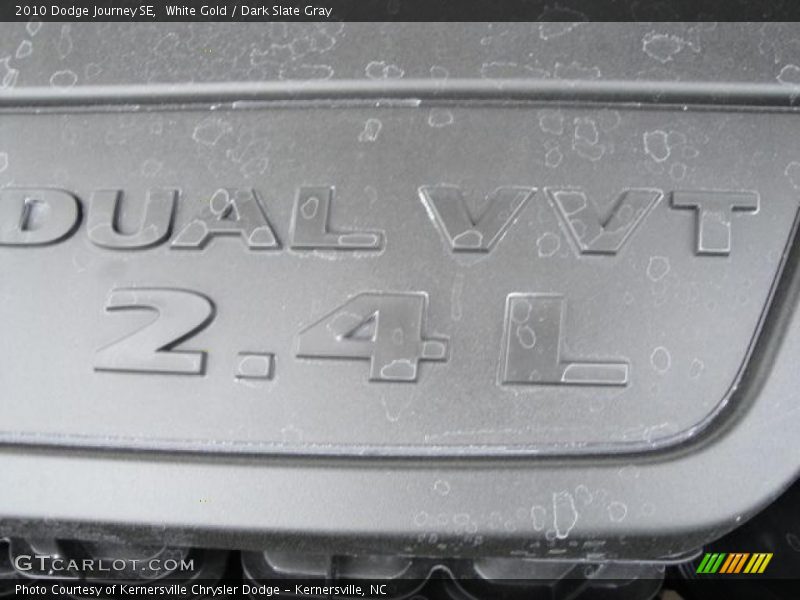 White Gold / Dark Slate Gray 2010 Dodge Journey SE
