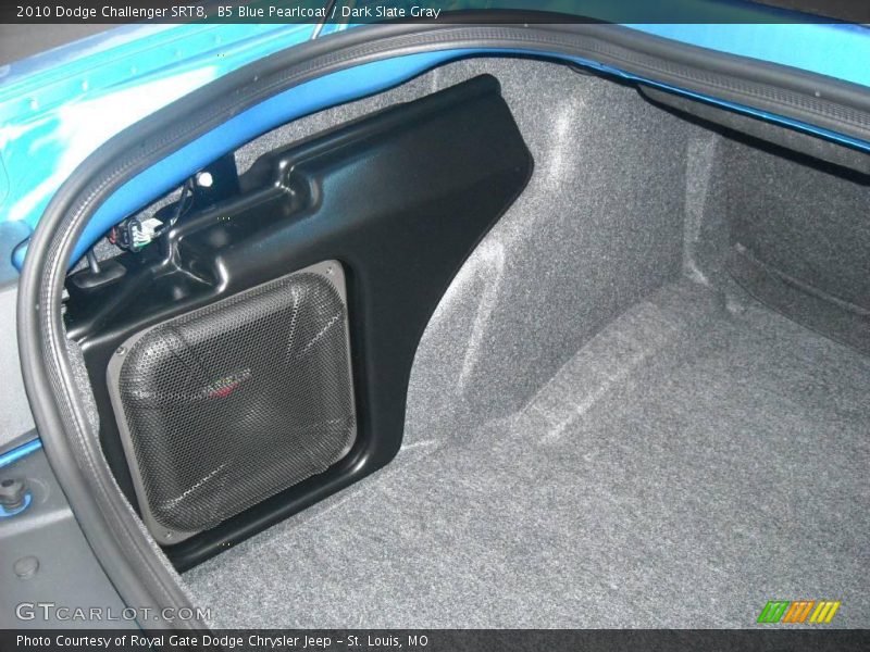 B5 Blue Pearlcoat / Dark Slate Gray 2010 Dodge Challenger SRT8