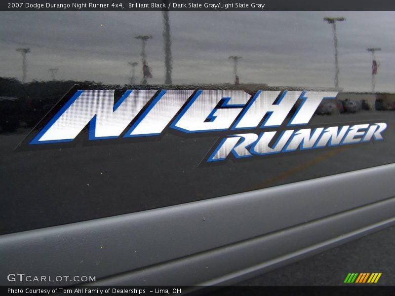Brilliant Black / Dark Slate Gray/Light Slate Gray 2007 Dodge Durango Night Runner 4x4