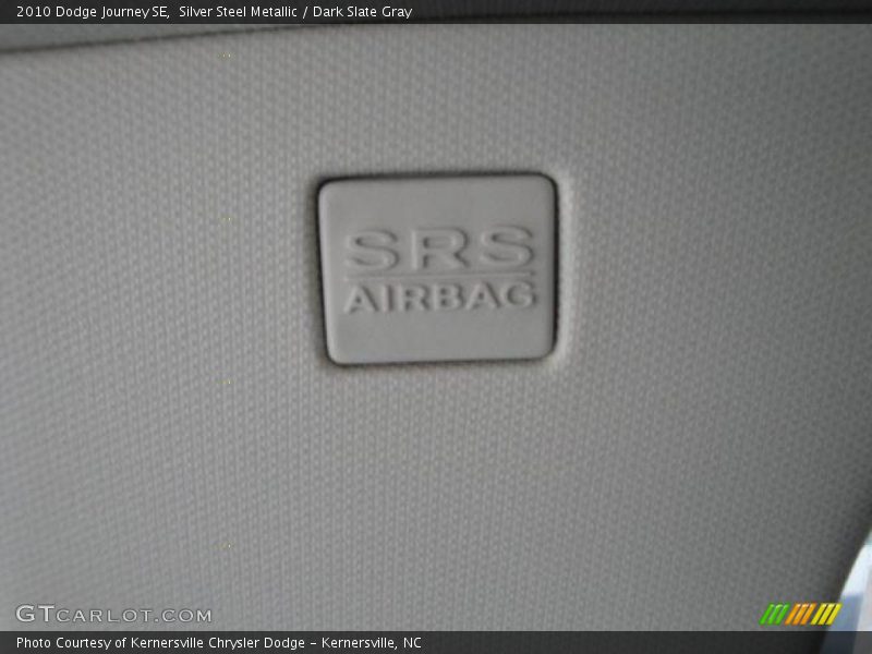 Silver Steel Metallic / Dark Slate Gray 2010 Dodge Journey SE