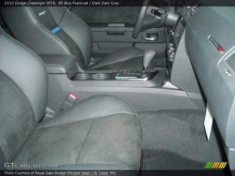 B5 Blue Pearlcoat / Dark Slate Gray 2010 Dodge Challenger SRT8