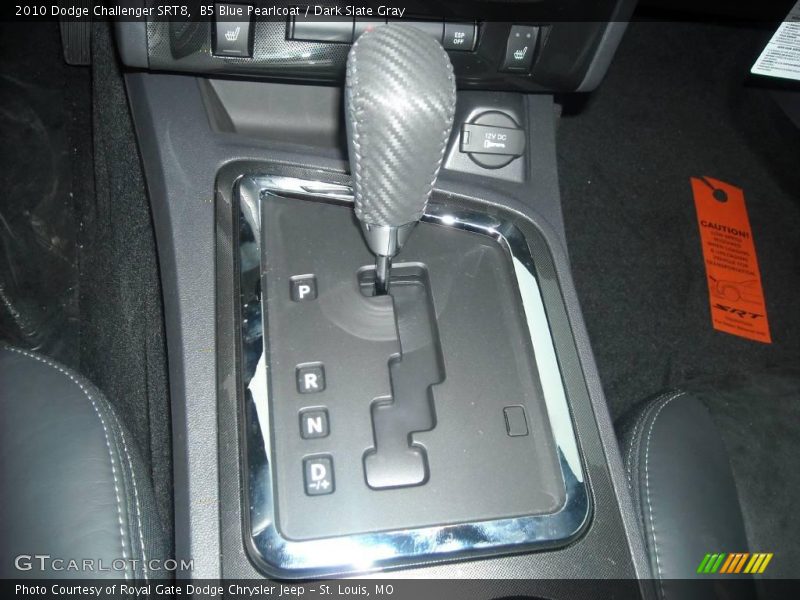 B5 Blue Pearlcoat / Dark Slate Gray 2010 Dodge Challenger SRT8