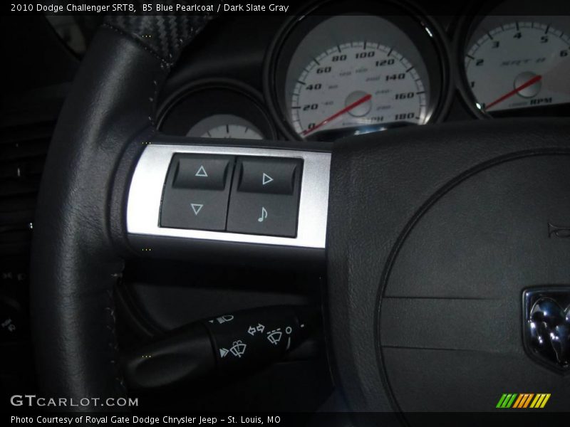 B5 Blue Pearlcoat / Dark Slate Gray 2010 Dodge Challenger SRT8