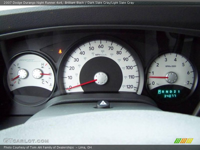 Brilliant Black / Dark Slate Gray/Light Slate Gray 2007 Dodge Durango Night Runner 4x4