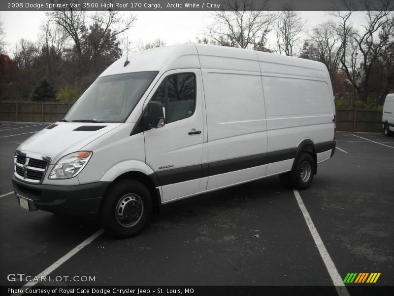 Arctic White / Gray 2008 Dodge Sprinter Van 3500 High Roof 170 Cargo