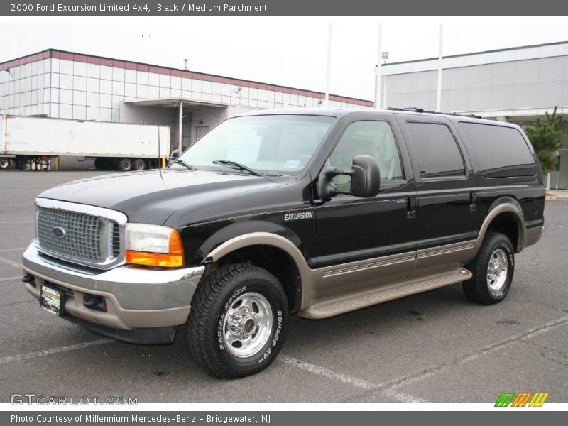 Black / Medium Parchment 2000 Ford Excursion Limited 4x4