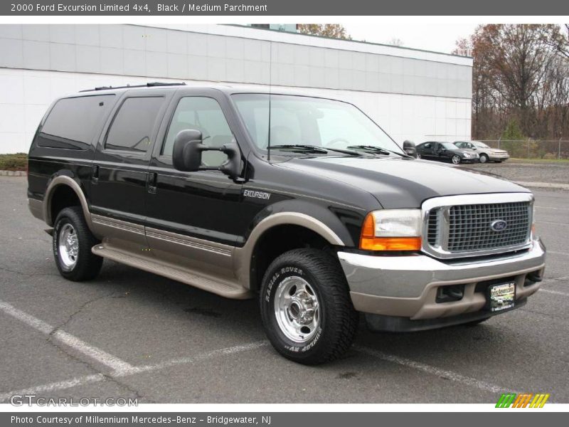 Black / Medium Parchment 2000 Ford Excursion Limited 4x4