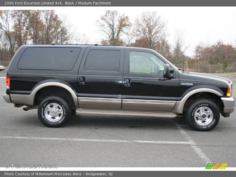 Black / Medium Parchment 2000 Ford Excursion Limited 4x4