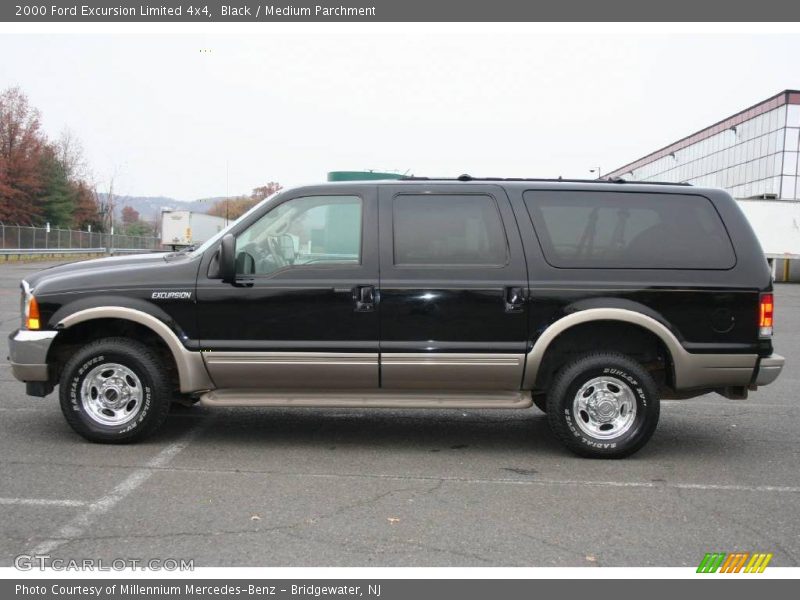 Black / Medium Parchment 2000 Ford Excursion Limited 4x4