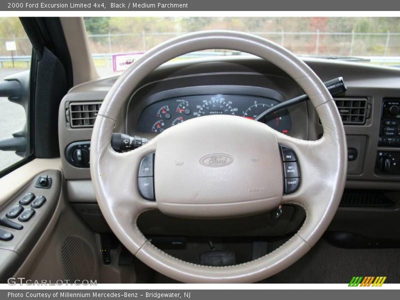 Black / Medium Parchment 2000 Ford Excursion Limited 4x4