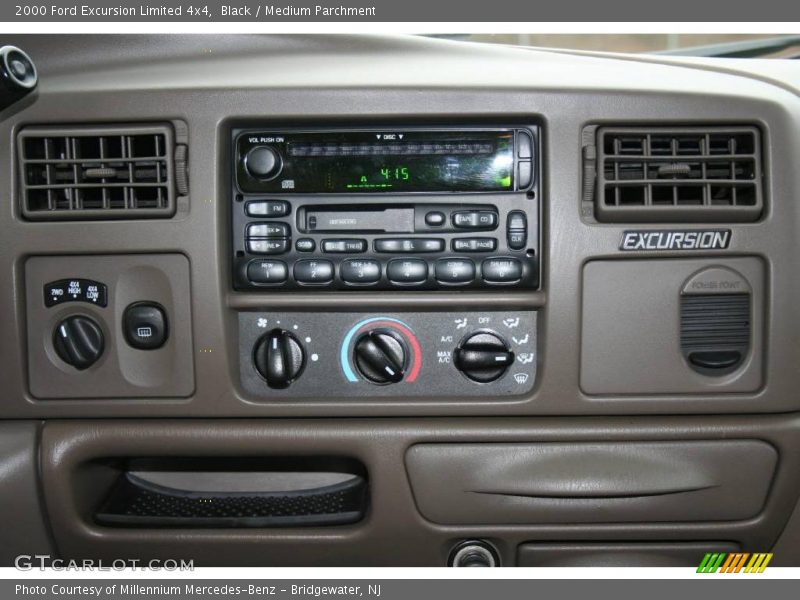 Black / Medium Parchment 2000 Ford Excursion Limited 4x4
