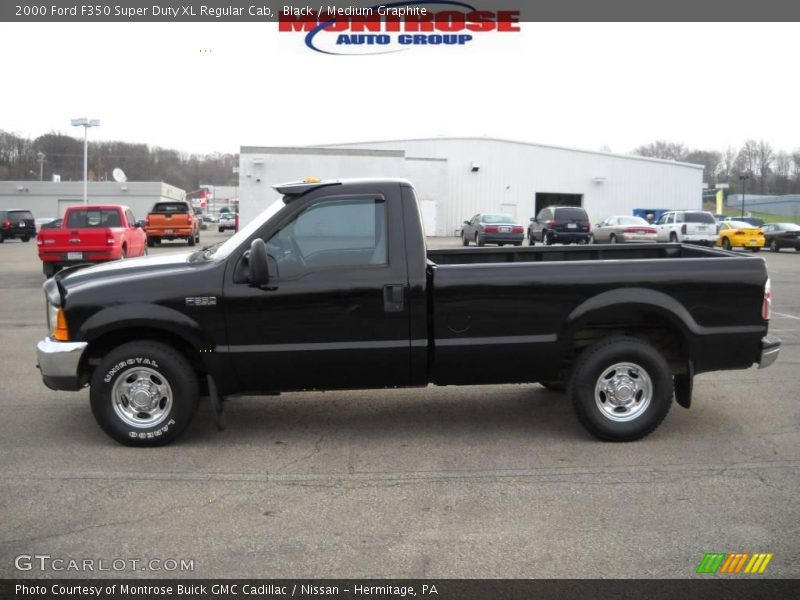 Black / Medium Graphite 2000 Ford F350 Super Duty XL Regular Cab