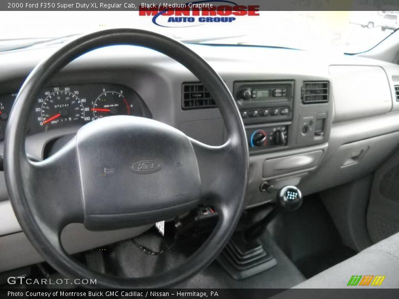 Black / Medium Graphite 2000 Ford F350 Super Duty XL Regular Cab