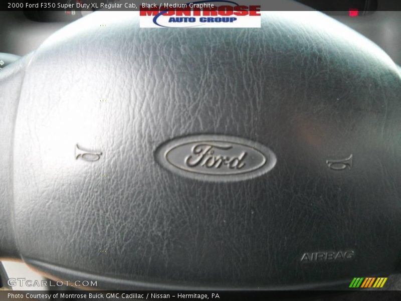 Black / Medium Graphite 2000 Ford F350 Super Duty XL Regular Cab